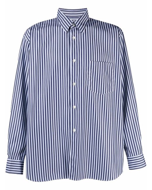 Comme Des Garçons striped button-up shirt