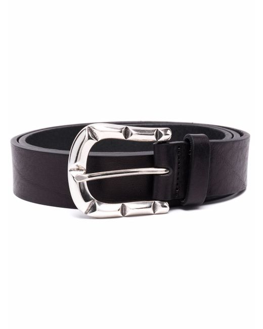Dondup buckle-fastening leather belt
