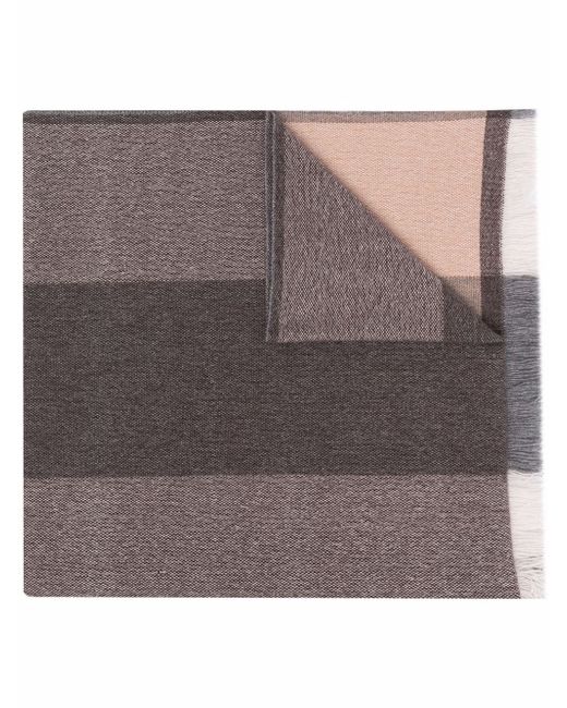 Liska colour-block cashmere scarf