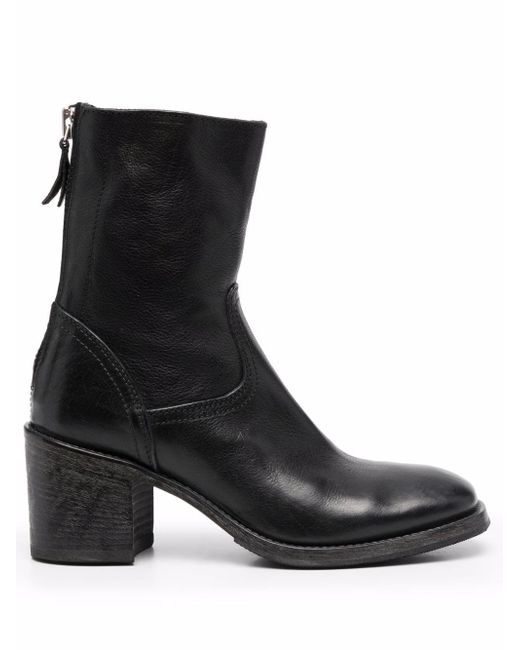 MoMa square-toe leather boots