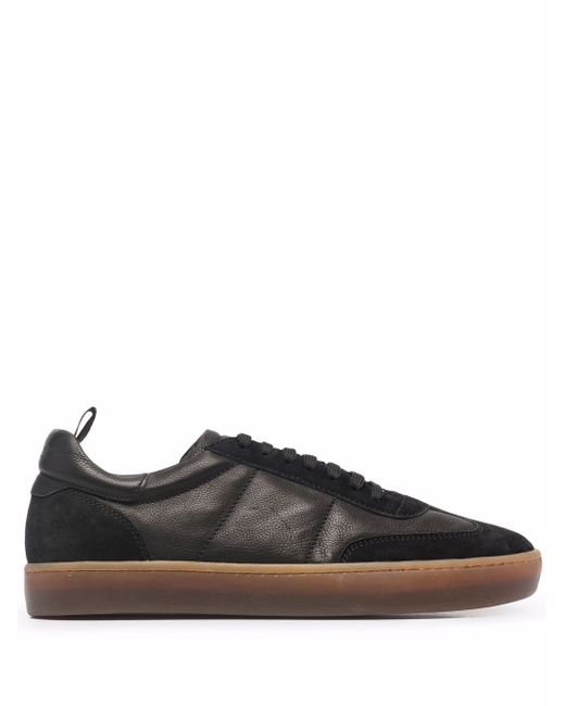 Officine Creative combined leather trainers