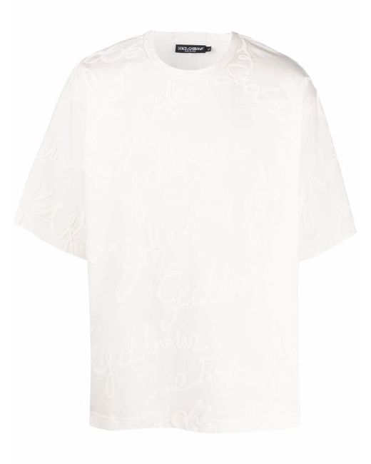 Dolce & Gabbana 3D-logo T-shirt