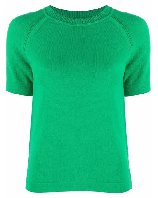 Barrie short-sleeve cashmere top