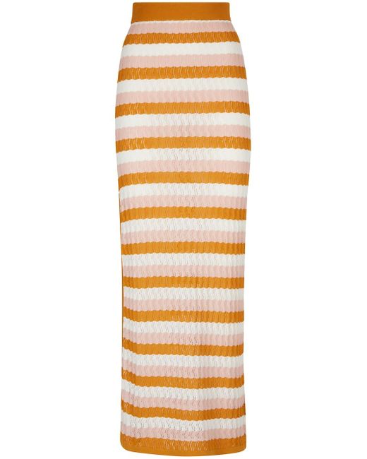 Dodo Bar Or Sia striped knitted skirt
