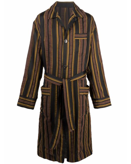 Cmmn Swdn belted striped robe
