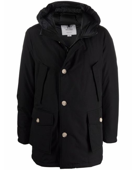 Woolrich down-feather hooded coat