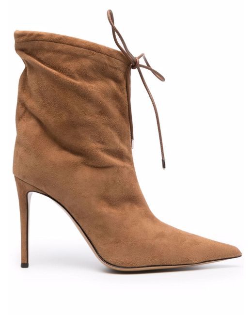 Alexandre Vauthier pointed lace-up boots