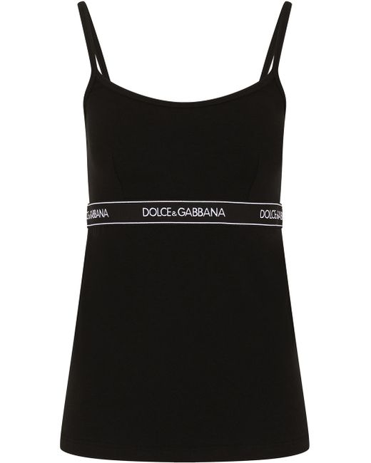 Dolce & Gabbana logo tape camisole top