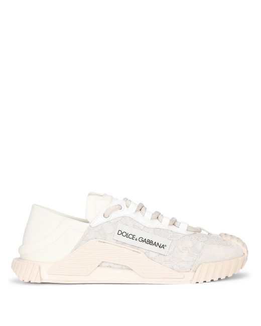 Dolce & Gabbana NS1 lace panelled sneakers