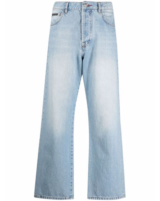 Philipp Plein cropped denim jeans