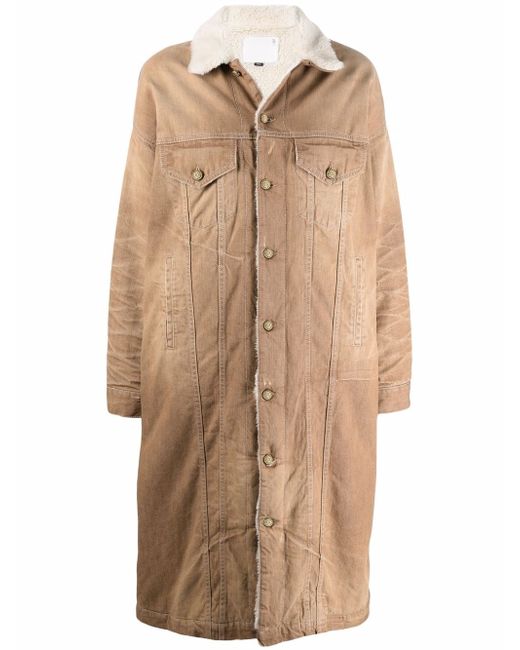 R13 oversized denim coat