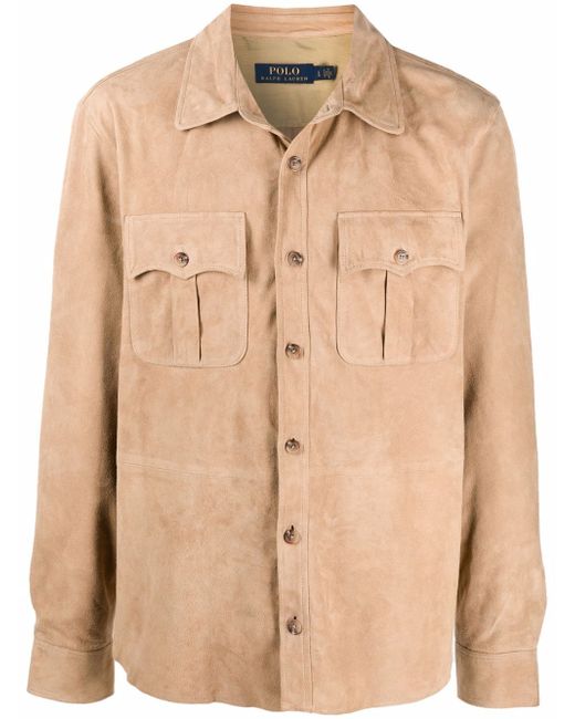Polo Ralph Lauren suede safari jacket