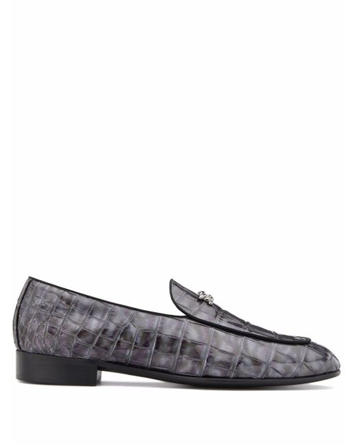 Giuseppe Zanotti Design Bizet crocodile-effect loafers