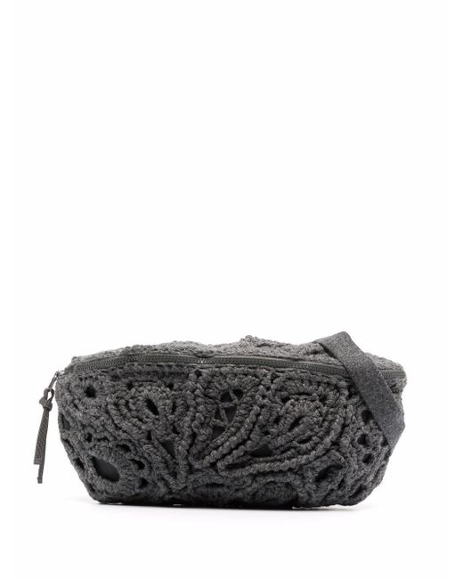 Brunello Cucinelli knitted shoulder bag