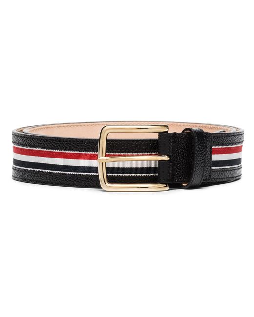 Thom Browne RWB stripe belt