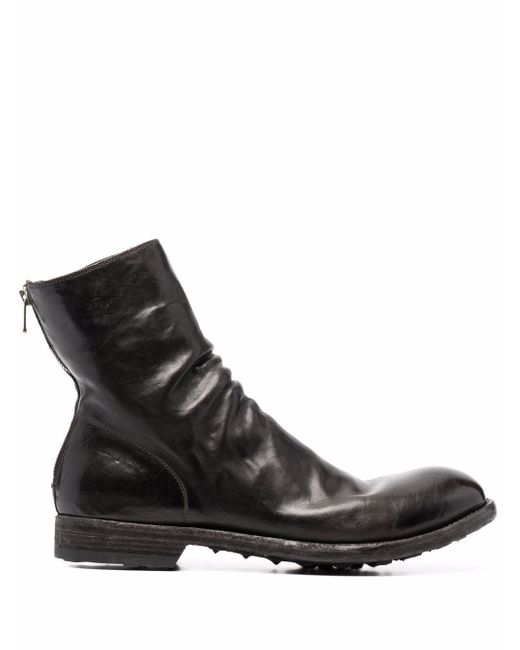 Officine Creative arbus zipped-leather boots