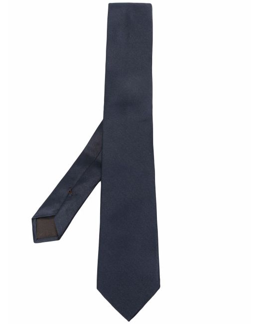 Caruso pointed silk tie