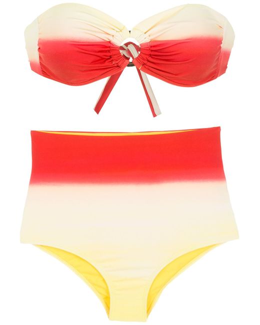 Amir Slama gradient-effect bikini set