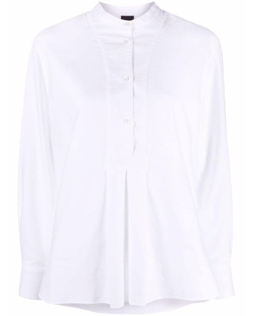 Aspesi Mandarin-collar cotton blouse