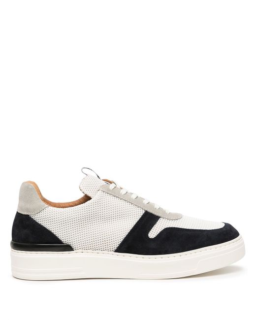 Duke & Dexter high-top lace-up trainers