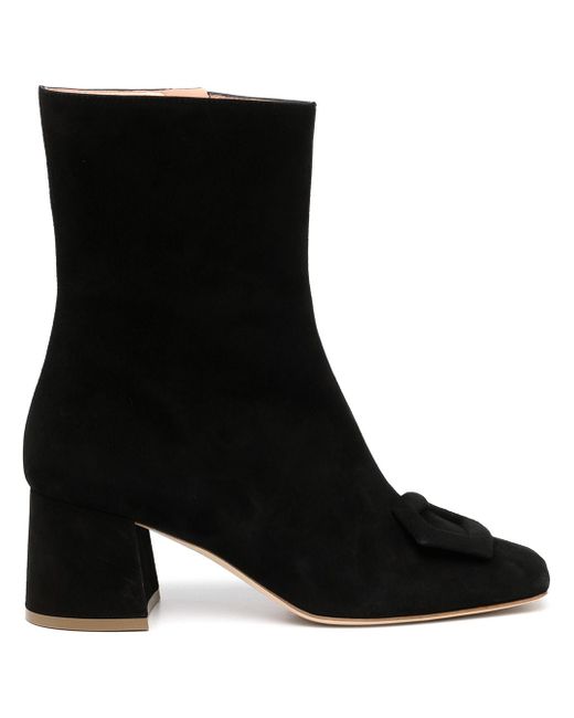 Rupert Sanderson square-toe leather ankle boots