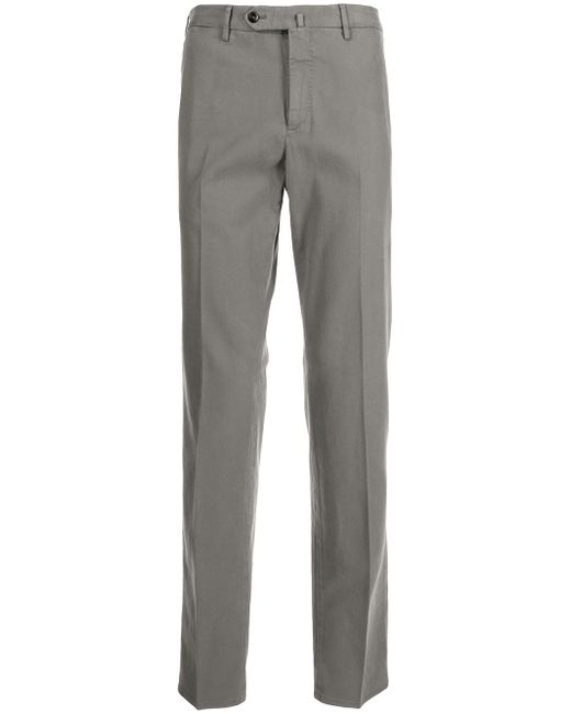 Pt01 slim-cut twill trousers