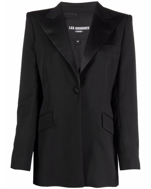 Les Hommes tailored single-breasted blazer