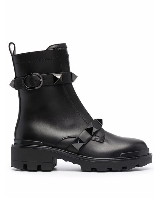 Valentino Garavani Roman Stud-embellished boots