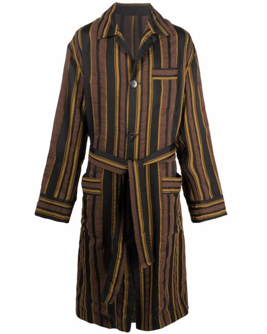Cmmn Swdn belted striped robe