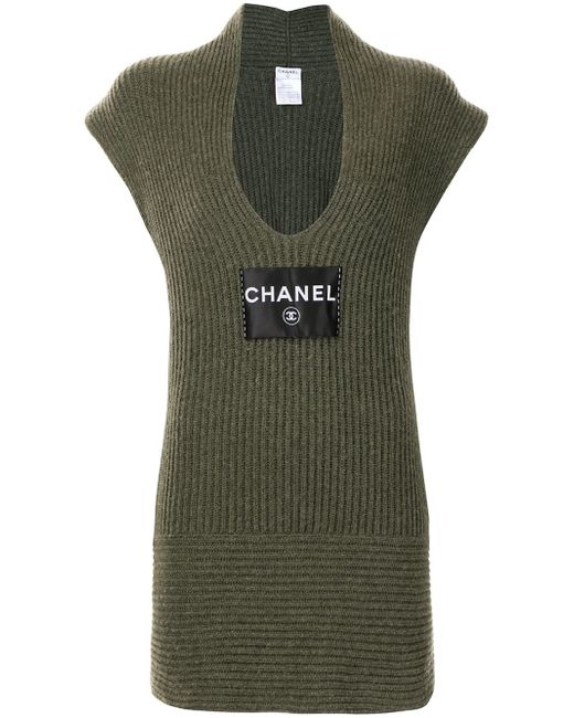 Chanel Pre-Owned CC Logos Sleeveless One Piece 2008