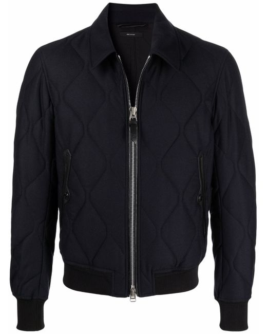 Tom Ford quilted zip-up jacket