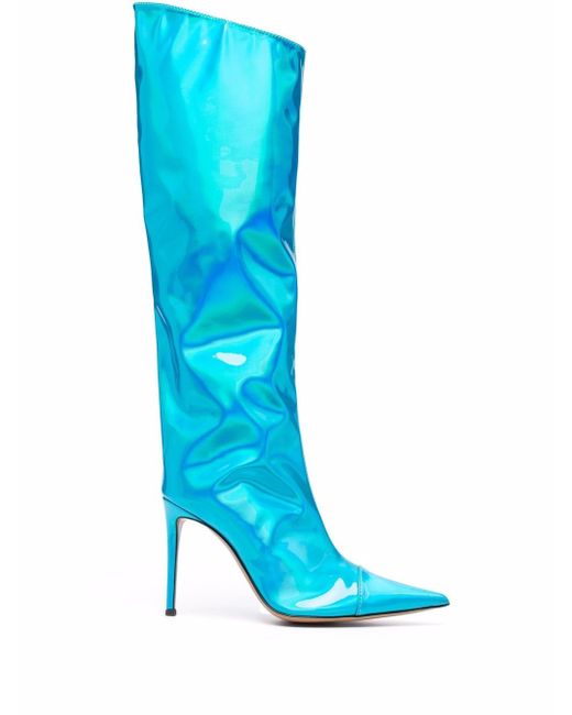 Alexandre Vauthier metallic pointed-toe boots