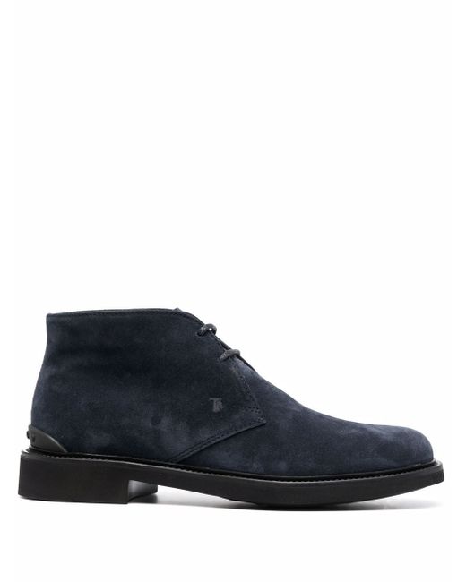 Tod's lace-up suede boots