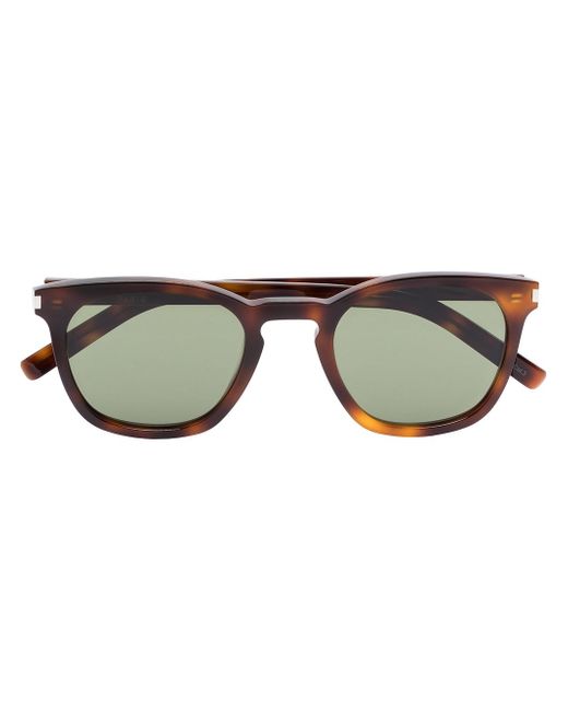 Saint Laurent square-frame tortoiseshell sunglasses
