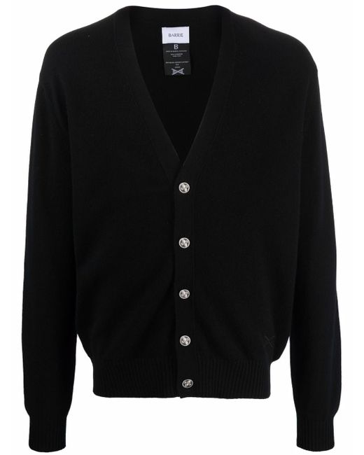 Barrie buttoned-up cashmere cardigan