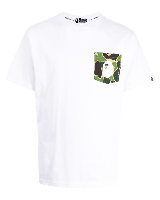 A Bathing Ape logo-print cotton T-shirt