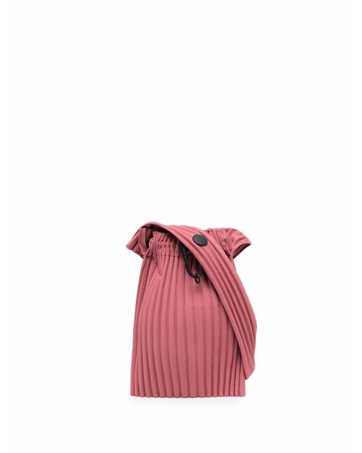 Homme Pliss Issey Miyake pleated messenger bag