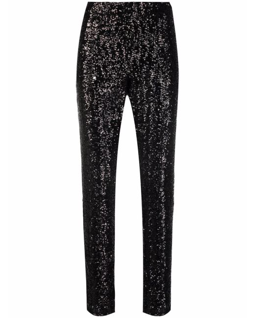 Les Hommes stretch-fit sequin embellished trousers