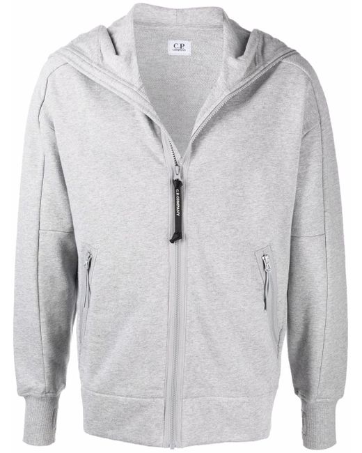 CP Company zipped fitted hoodie