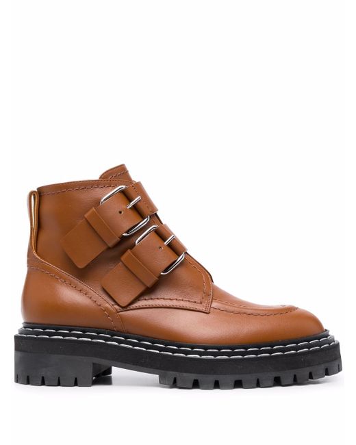 Proenza Schouler buckled leather boots