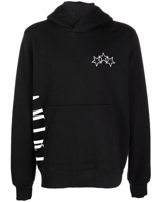 Amiri star-print logo hoodie