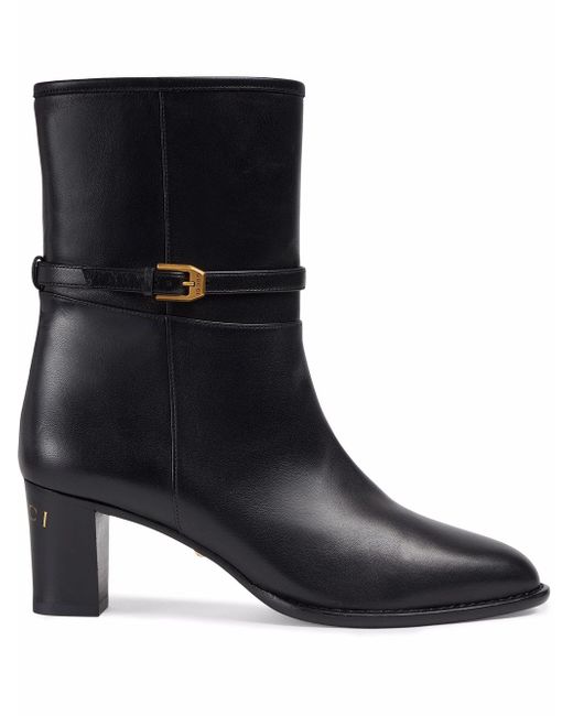 Gucci GG leather boots