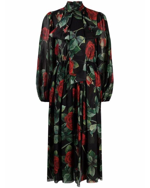 Dolce & Gabbana floral-print dress