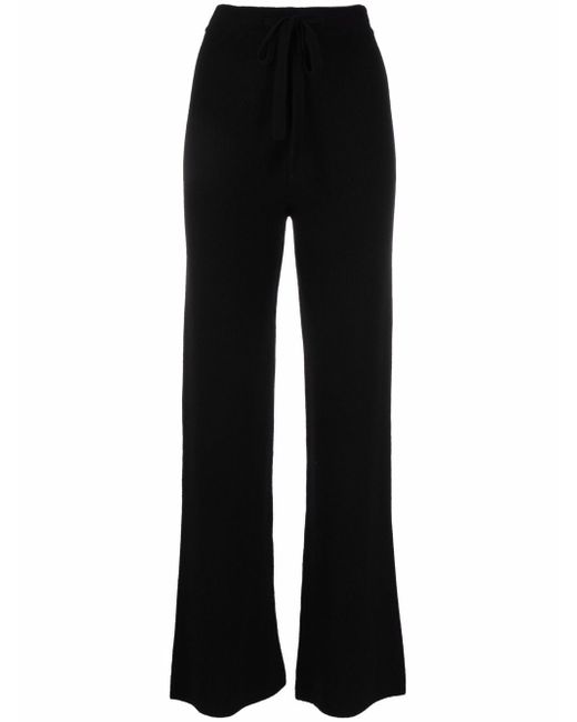 Federica Tosi recycled cashmere-blend drawstring-waist trousers