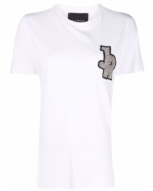 John Richmond logo-embellished cotton T-shirt