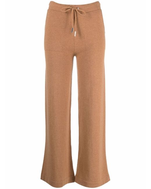 Eleventy knitted wide-leg trousers