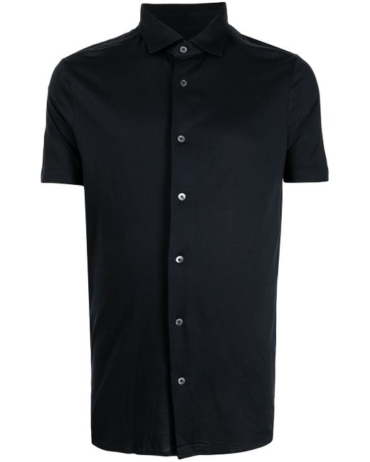 Emporio Armani button-up short-sleeved shirt