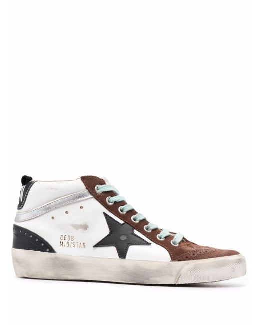 Golden Goose star-patch high-top sneakers