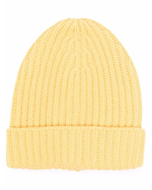 Malo knitted cashmere beanie