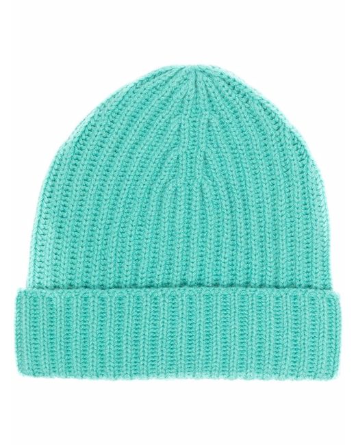 Malo knitted cashmere beanie